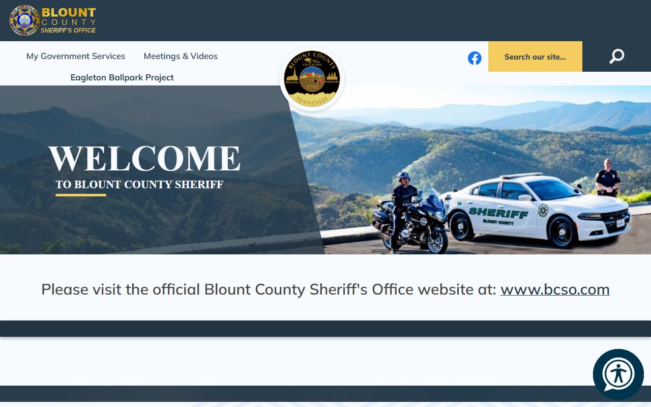 Blount County Warrant Records at the Blount County Sheriff's Office