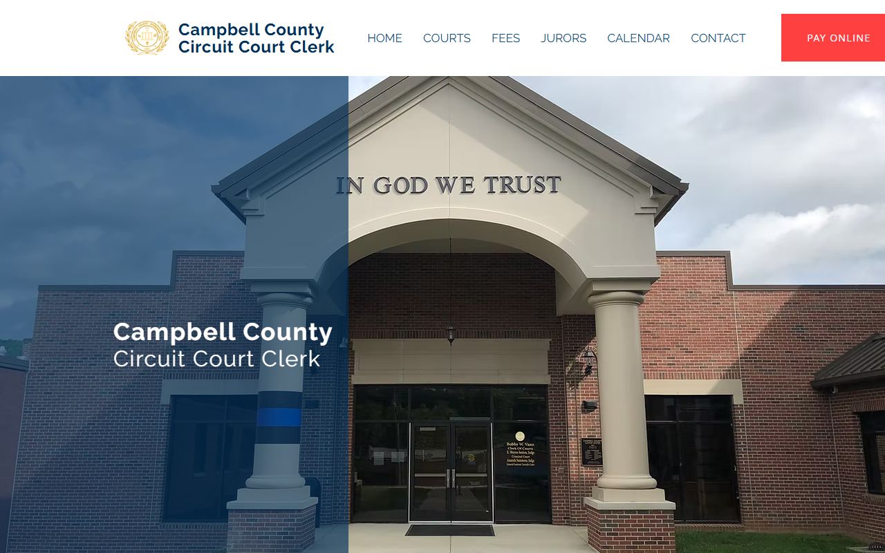 Campbell County Warrant Records Campbell County Circuit Court Clerk page