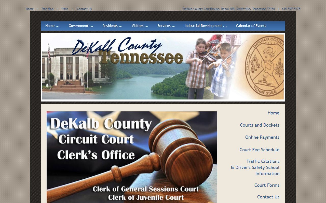 DeKalb County Warrant Records DeKalb County courts page