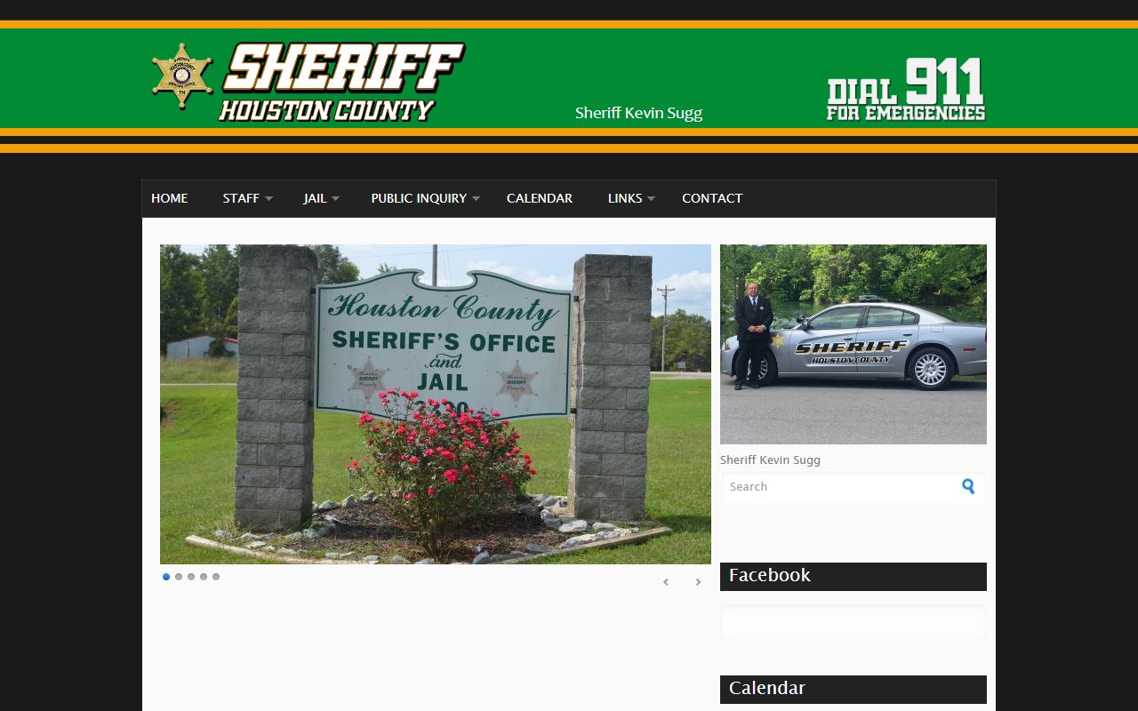Houston County warrant records from the sheriff office